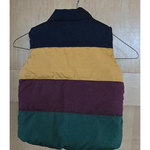 Baby GAP Reversible Puffer Vest 2T Toddler Colorblock & Navy - Picture 2 of 7